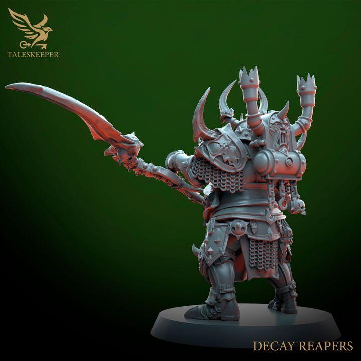 Decay Reapers - 32mm Resin Miniatures - Grimdark Tabletop Wrgame Army - RPG Mini Set DnD