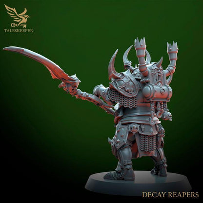 Decay Reapers - 32mm Resin Miniatures - Grimdark Tabletop Wrgame Army - RPG Mini Set DnD