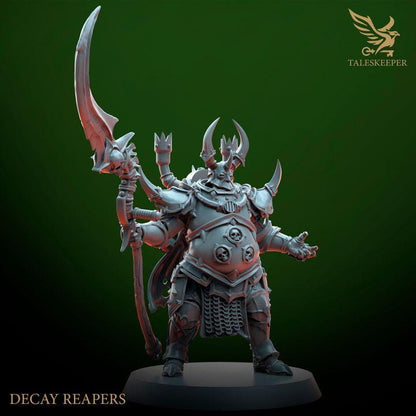 Decay Reapers - 32mm Resin Miniatures - Grimdark Tabletop Wrgame Army - RPG Mini Set DnD