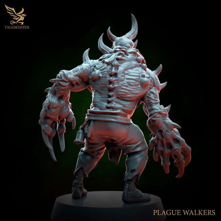 Plague Walkers - 32mm Resin Miniatures - Grimdark Tabletop Wargame Army - RPG Mini Set DnD