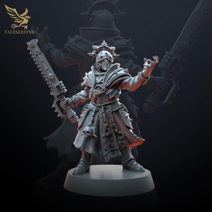 Harbringers of Despair - 32mm Resin Miniatures - Grimdark Tabletop Wrgame Army - RPG Mini Set DnD