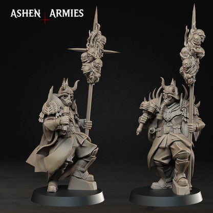 Grimdark Trench Priest Apokalypse – Resin Miniature Proxy Multi Kit