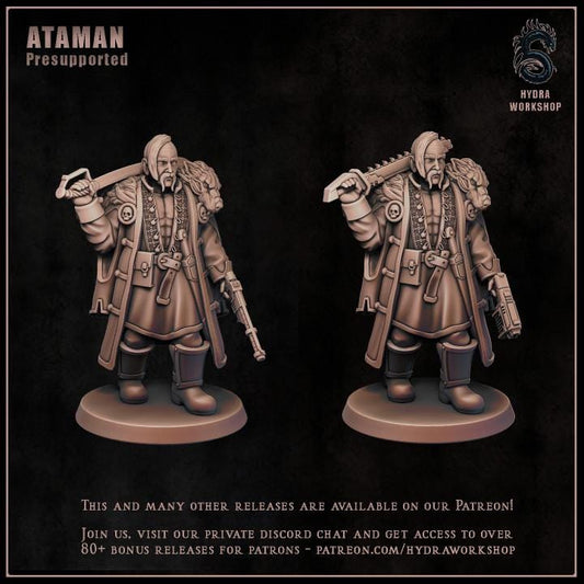 Grimdark Trench Proxy Miniatures – Cossacks Lieutnant