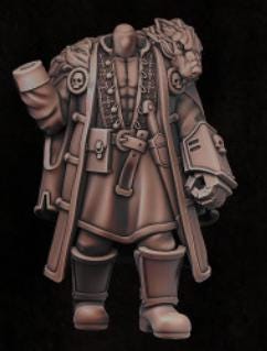Grimdark Trench Proxy Miniatures – Cossacks Lieutnant