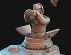 Weird War Spider Tank – Heavy Walker – 32mm Sci-Fi WWII Tabletop Proxies