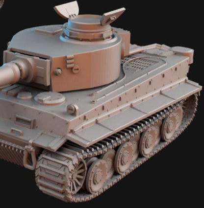 Weird War German Tiger Tank – Walker – 32mm Sci-Fi WWII Tabletop Proxies