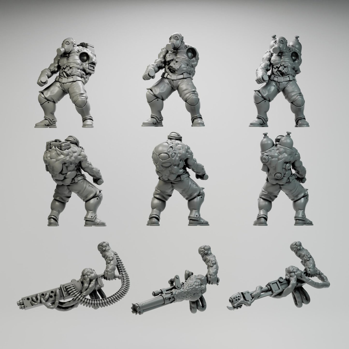 Grimdark Plague Knight Proxy Miniatures Range – 32mm Resin Wargaming Models
