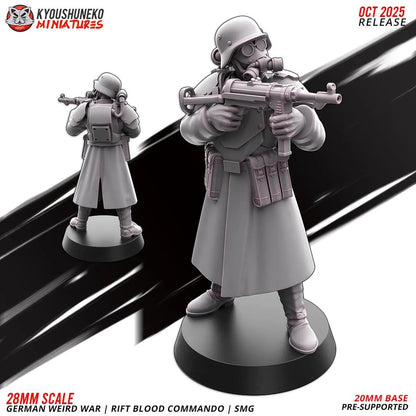 Weird War Infantry Platoon – Complete Set B (16 Miniatures) – 28mm 32mm Sci-Fi WWII Tabletop Proxies