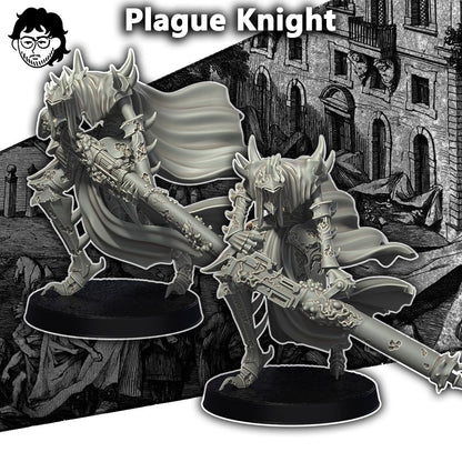 Grimdark Trench Warfare Plague Knight A Proxy Miniatures – 32mm Resin Wargaming Models