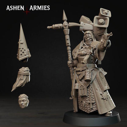 Grimdark Trench Warfare Proxy Miniatures 4 Version Modular – Pilgrims Expansion Set Ashen Armies