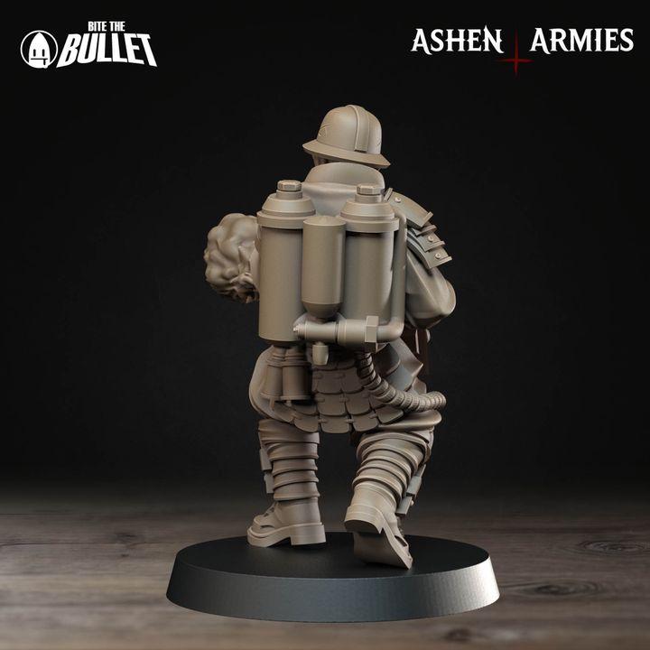Trench Crusade Compatibel - Shogunate Yeomen (4 Miniatures) - Warfare Proxy Miniatures – 32mm Resin Grimdark Miniature
