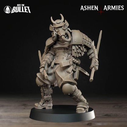 Trench Crusade Compatibel - Shogunate Trench Cleric (3 Miniatures) - Warfare Proxy Miniatures – 32mm Resin Grimdark Miniature