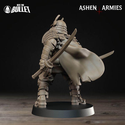 Trench Crusade Compatibel - Shogunate Trench Cleric (3 Miniatures) - Warfare Proxy Miniatures – 32mm Resin Grimdark Miniature