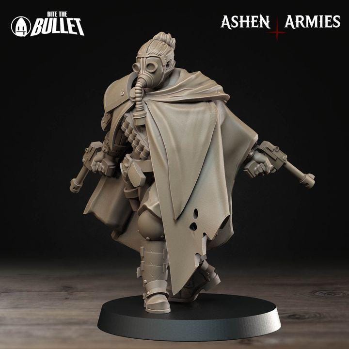 Trench Crusade Compatibel - Shogunate Sniper Priest (3 Miniatures) - Warfare Proxy Miniatures – 32mm Resin Grimdark Miniature