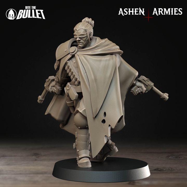 Trench Crusade Compatibel - Shogunate Sniper Priest (3 Miniatures) - Warfare Proxy Miniatures – 32mm Resin Grimdark Miniature