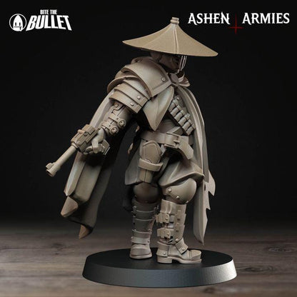 Trench Crusade Compatibel - Shogunate Sniper Priest (3 Miniatures) - Warfare Proxy Miniatures – 32mm Resin Grimdark Miniature