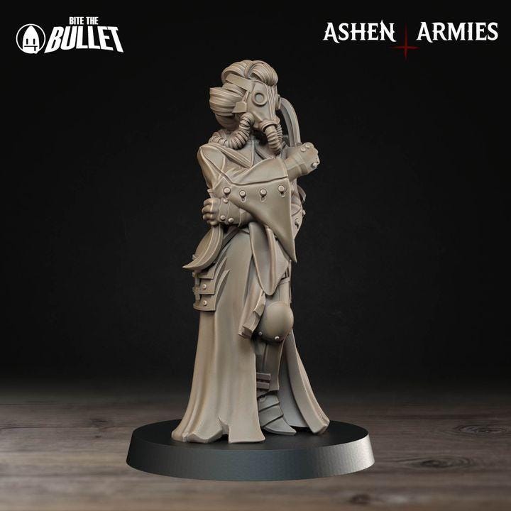Trench Crusade Compatibel - Shogunate Combat Medic (4 Miniatures) - Warfare Proxy Miniatures – 32mm Resin Grimdark Miniature