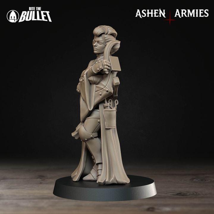 Trench Crusade Compatibel - Shogunate Combat Medic (4 Miniatures) - Warfare Proxy Miniatures – 32mm Resin Grimdark Miniature
