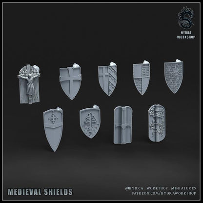 Grimdark Guard Bit Set –  Bit Pack Set Proxy Miniatures for Tabletop Wargaming
