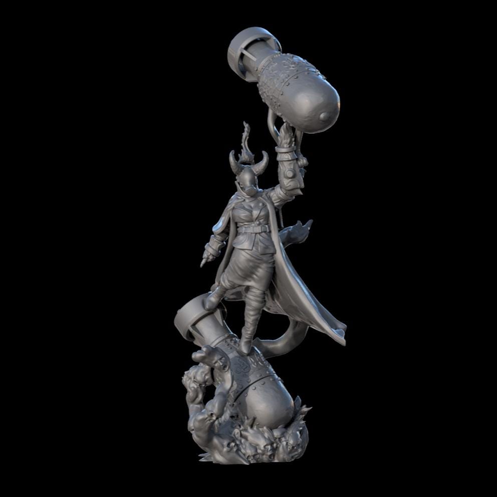 Grimdark Trench Warfare Witch Ultimate Set Artillery – 32mm Resin Proxy Miniatures Warband(USA PDDP Paid)