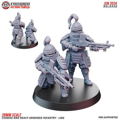 21 Minatures Weird War Bundle – Chinese Infantry Platoon  – HMG,Flamethrower,SMG,Melee 28mm 32mm WWII Tabletop Army Konflikt 47 Kompatibel