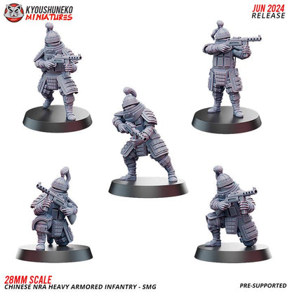 21 Minatures Weird War Bundle – Chinese Infantry Platoon  – HMG,Flamethrower,SMG,Melee 28mm 32mm WWII Tabletop Army Konflikt 47 Kompatibel