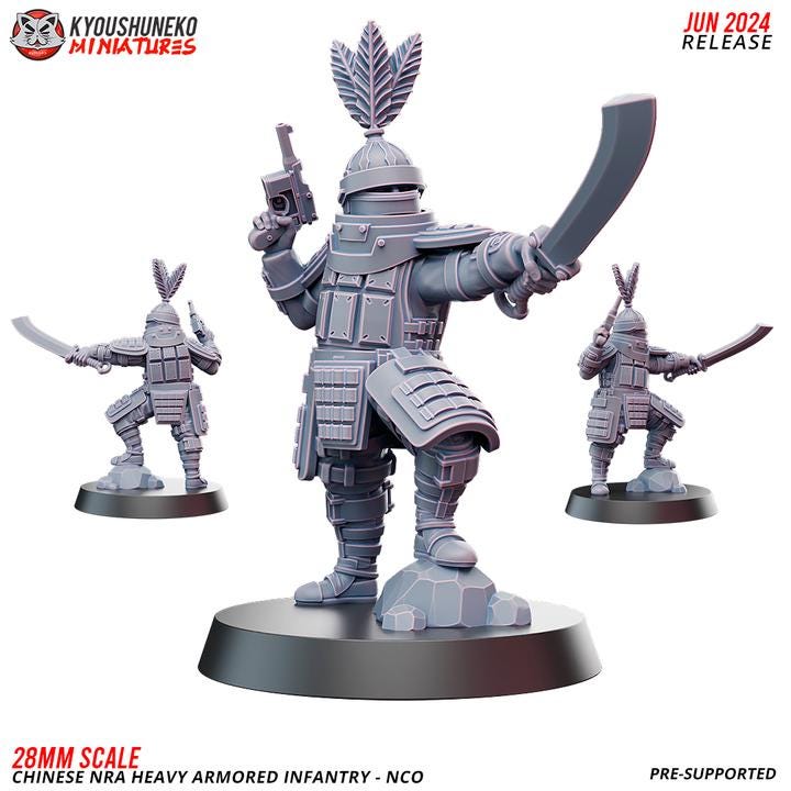 21 Minatures Weird War Bundle – Chinese Infantry Platoon  – HMG,Flamethrower,SMG,Melee 28mm 32mm WWII Tabletop Army Konflikt 47 Kompatibel