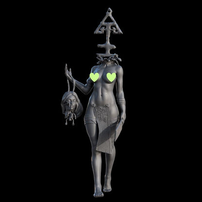 Grimdark Trench Warfare Sexy Choristress Proxy Miniature – Cult Legion Support Character | Tabletop Wargame Compatible