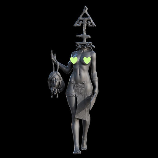 Grimdark Trench Warfare Sexy Choristress Proxy Miniature – Cult Legion Support Character | Tabletop Wargame Compatible