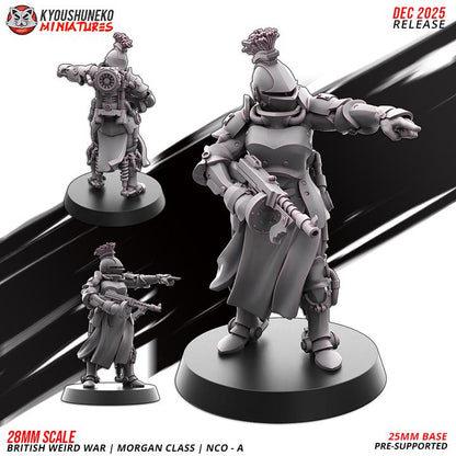 28 Minatures Weird War Infantry – British Commonwealth Army Set Tank, Melee,Tesla,SMG,Rifle 28mm 32mm Sci-Fi WWII compatible Konflikt 47