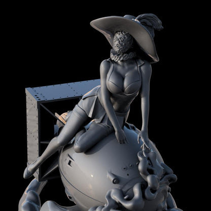 Grimdark Trench Warfare Proxy Miniatures – Artillery Elona Bomb Witch