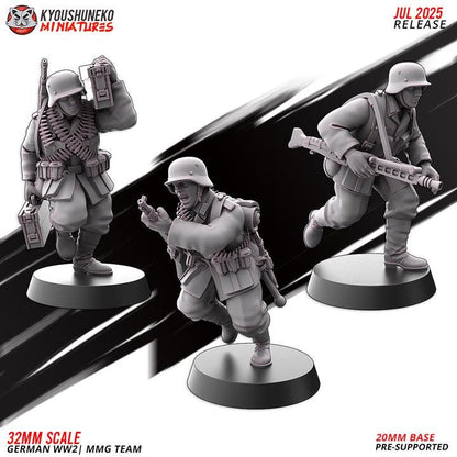Weird War Starter Platoon Army 12pcs – German Set Spider Walker,HMG, Rifleman – 28mm 32mm WW2 Sci Fi Wargame Konflikt 47 / Bolt Action Proxy
