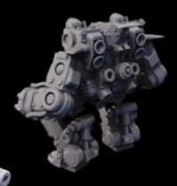 Weird War USMC – Heavy Assault Walker – 28mm Sci-Fi WWII Tabletop Proxies