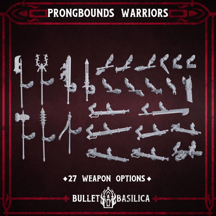 Grimdark  Zealots Proxy Miniatures – 32mm Multipart Kit