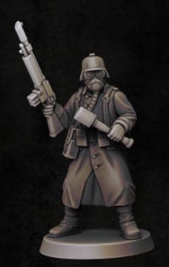 Grimdark Trench Proxy Miniatures – Trooper Infantry Set by Hydraworkshop