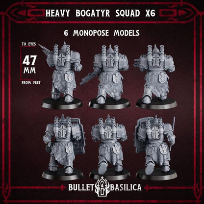 Grimdark Trench Warfare Proxy Miniatures – Holy Steel Mechanized Infantry – 32mm Resin Warband