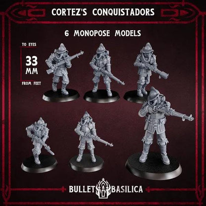 Grimdark Trench Warfare Proxy Miniatures – Torquemadas Inquisition Complete Set (41 Miniatures) – 32mm Resin Warband