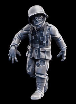 Weird War Infantry Squad – German Zombie Squad(5 Miniatures) – 28mm 32mm Sci-Fi WWII Tabletop Proxies