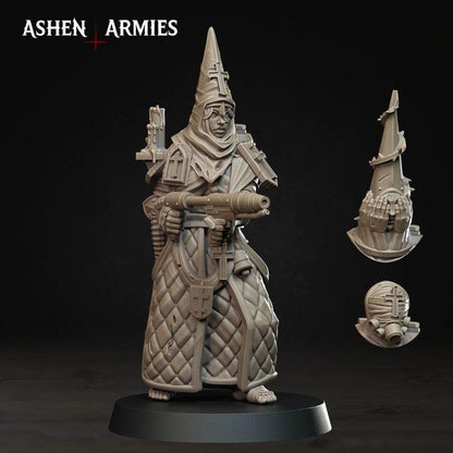 22 Minitures Grimdark Trench Warfare Proxy Miniatures – Pilgrims Expansion Set Ashen Armies