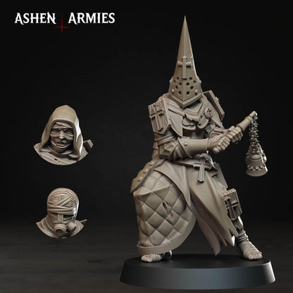 22 Minitures Grimdark Trench Warfare Proxy Miniatures – Pilgrims Expansion Set Ashen Armies