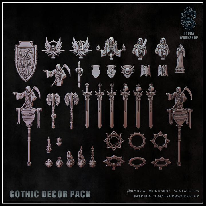 Sale - Grimdark Trench Warfare Bit Set Gothic Decor A –  Bit Pack Set Proxy Miniatures for Tabletop Wargaming