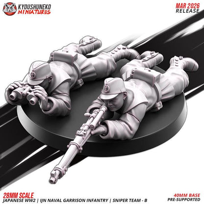 Weird War Japan Naval Platoon – Troops and Support – 28mm 32mm WW2 Konflikt47 / Bolt Action Compatibel