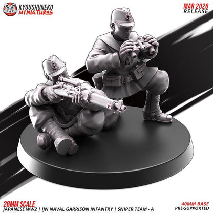 Weird War Japan Naval Platoon – Troops and Support – 28mm 32mm WW2 Konflikt47 / Bolt Action Compatibel