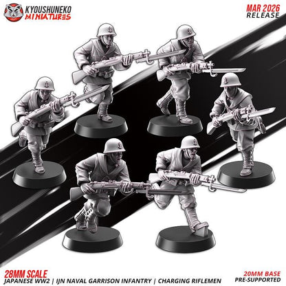 Weird War Japan Naval Platoon – Troops and Support – 28mm 32mm WW2 Konflikt47 / Bolt Action Compatibel