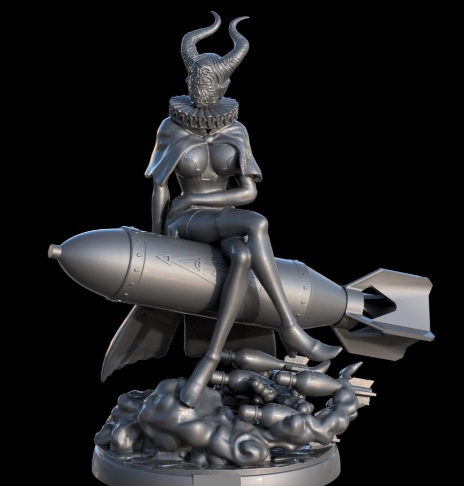 Grimdark Trench Warfare Witch Ultimate Set Artillery – 32mm Resin Proxy Miniatures Warband(USA PDDP Paid)