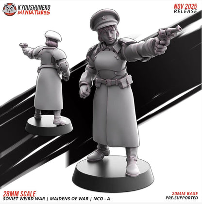 Weird War Infantry Platoon – Complete Set Soviet (25 Miniatures) – 28mm 32mm WW2 - Tabletop Wargame Konflikt 47 / Bolt Action Proxy