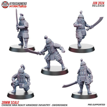 21 Minatures Weird War Bundle – Chinese Infantry Platoon  – HMG,Flamethrower,SMG,Melee 28mm 32mm WWII Tabletop Army Konflikt 47 Kompatibel