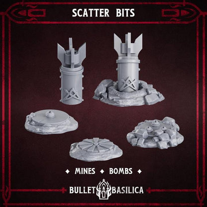 Grimdark Trench Warfare Scatter Bit Set Heretic Fanatical –  Bit Pack Set Proxy Miniatures for Tabletop Wargaming