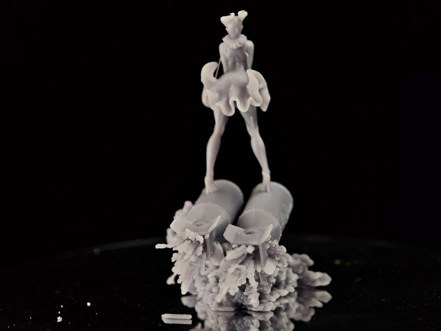 Grimdark Trench Warfare Proxy Miniatures – Artillery Marylin Witch