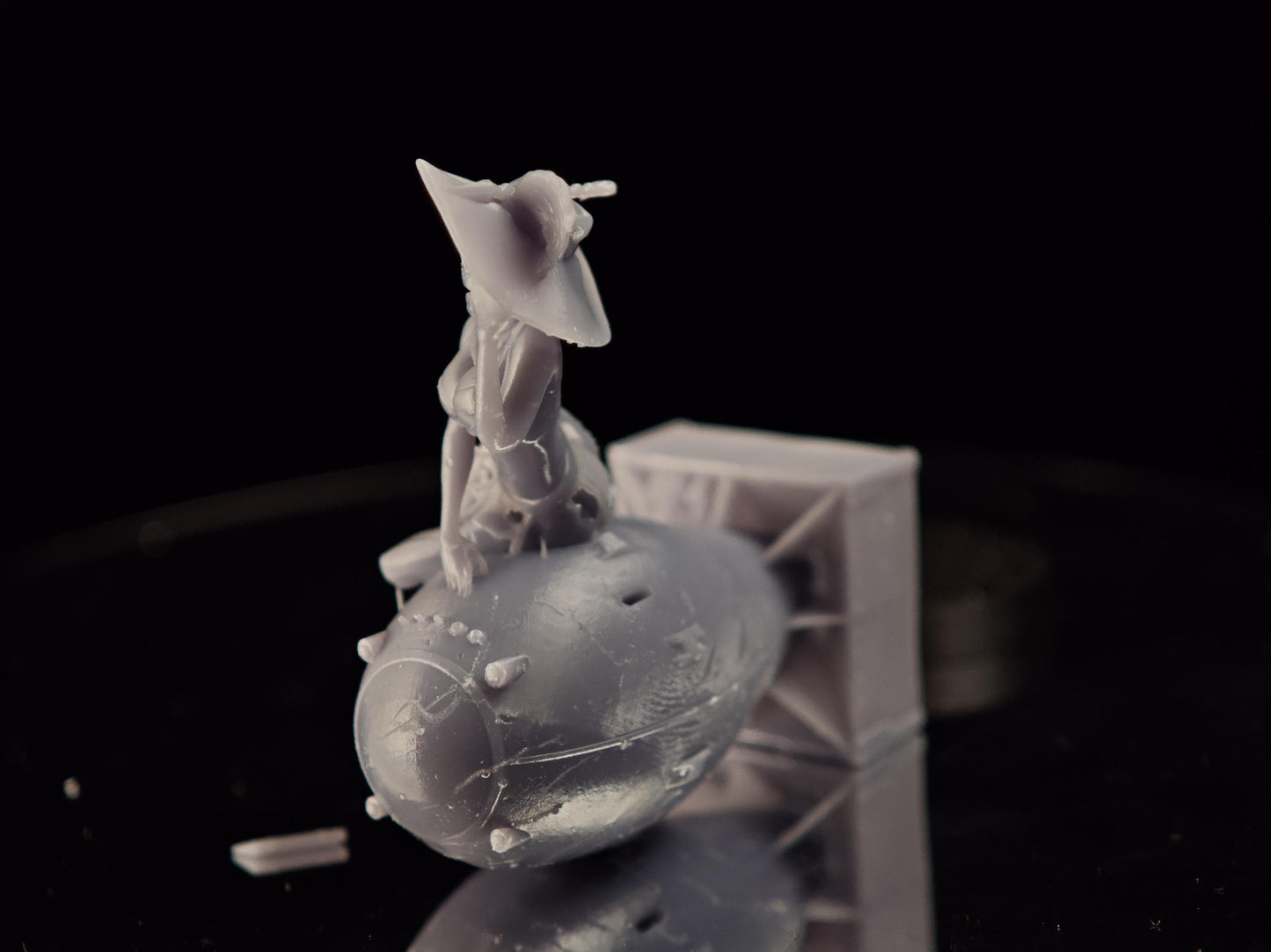 Grimdark Trench Warfare Proxy Miniatures – Artillery Elona Bomb Witch